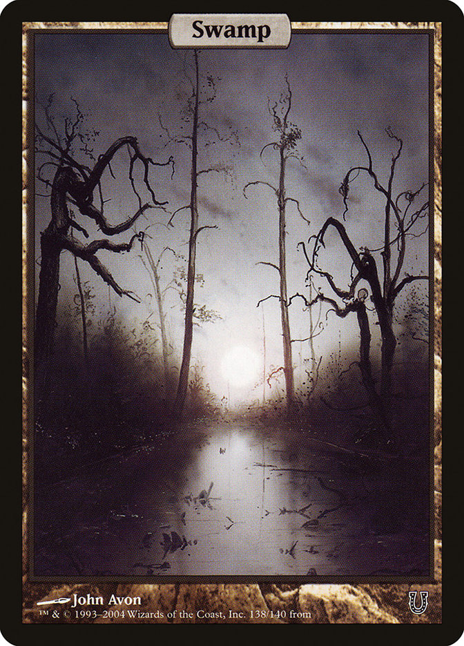 Swamp UNH-138 Unhinged Magic card