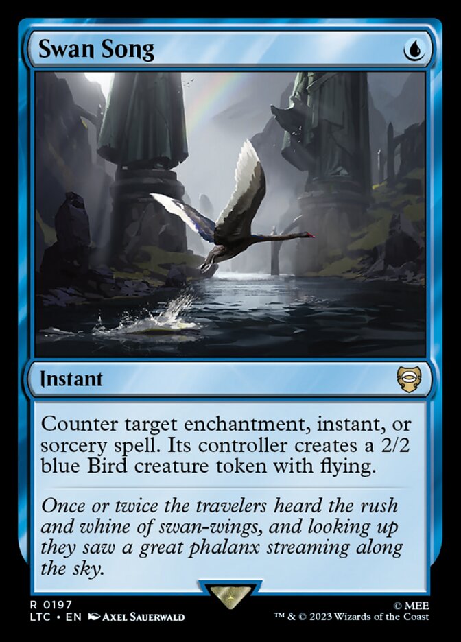 Swan Song LTC-197 Tales of Middle-earth Commander Magic card