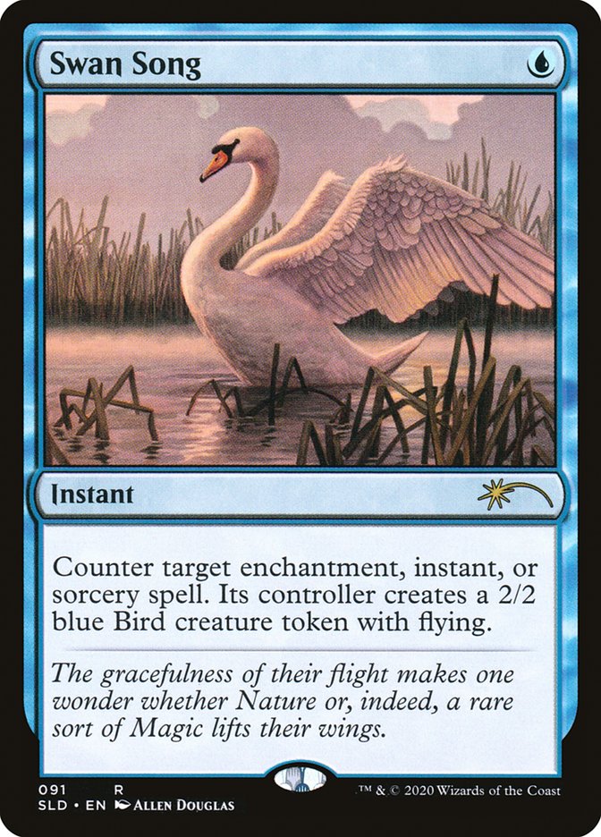 Swan Song SLD-91 Secret Lair Drop Magic card
