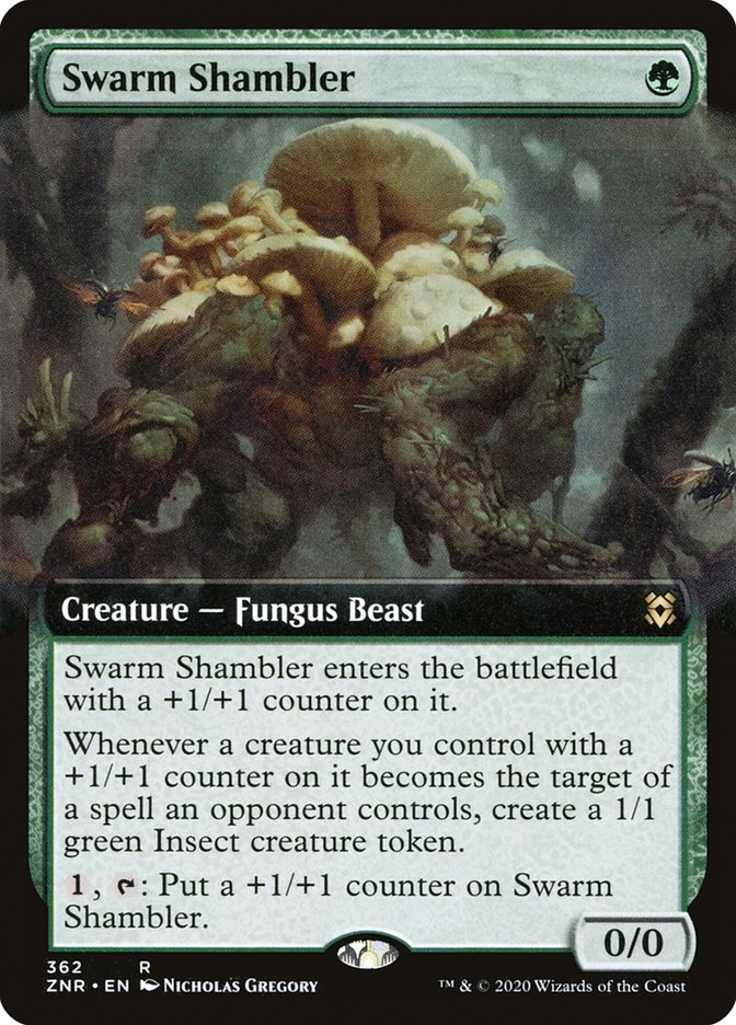 Swarm Shambler ZNR-362 Zendikar Rising Magic card