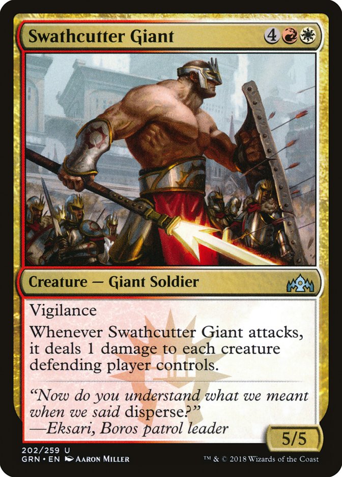Swathcutter Giant GRN-202 Guilds of Ravnica Magic card