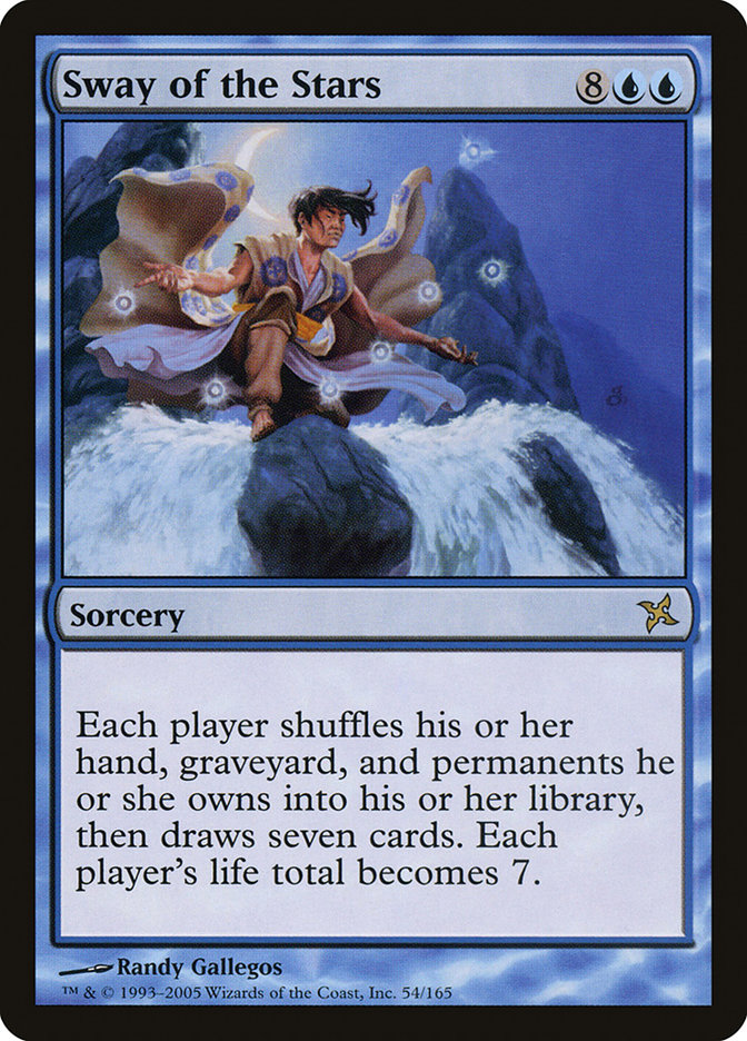Sway of the Stars BOK-54 Betrayers of Kamigawa Magic card