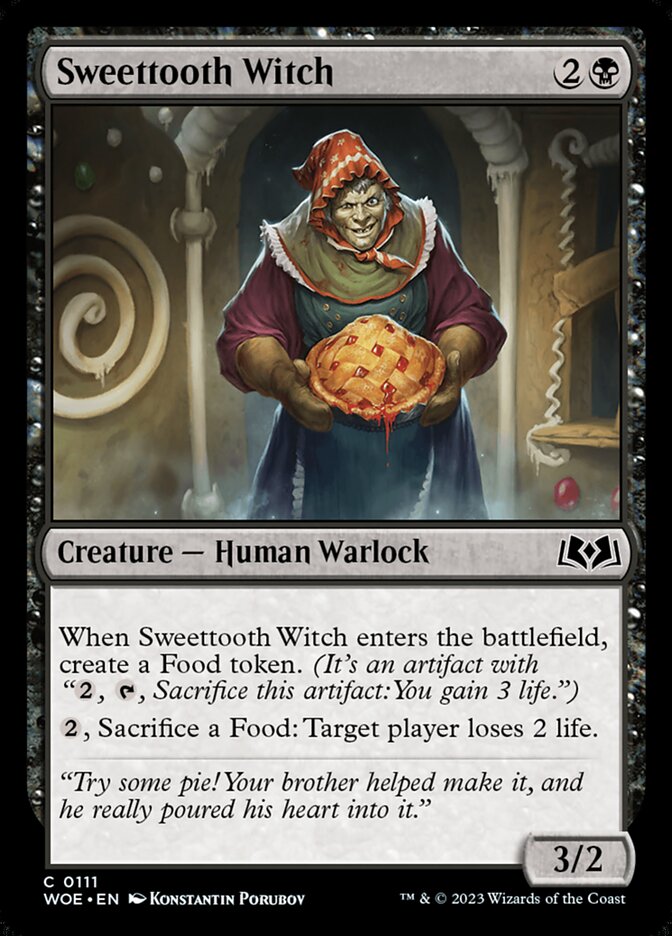 Sweettooth Witch WOE-111 Wilds of Eldraine Magic card