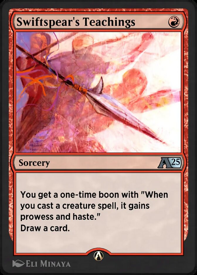 Swiftspear's Teachings YTDM-14 Alchemy: Tarkir Magic card