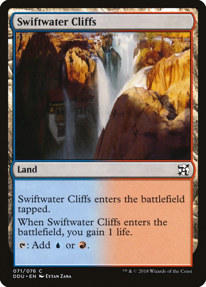 Swiftwater Cliffs DDU-71 Duel Decks: Elves vs. Inventors Magic card