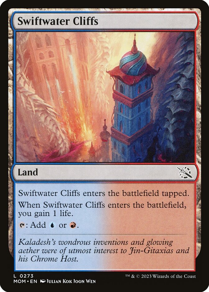 Swiftwater Cliffs MOM-273 March of the Machine Magic card
