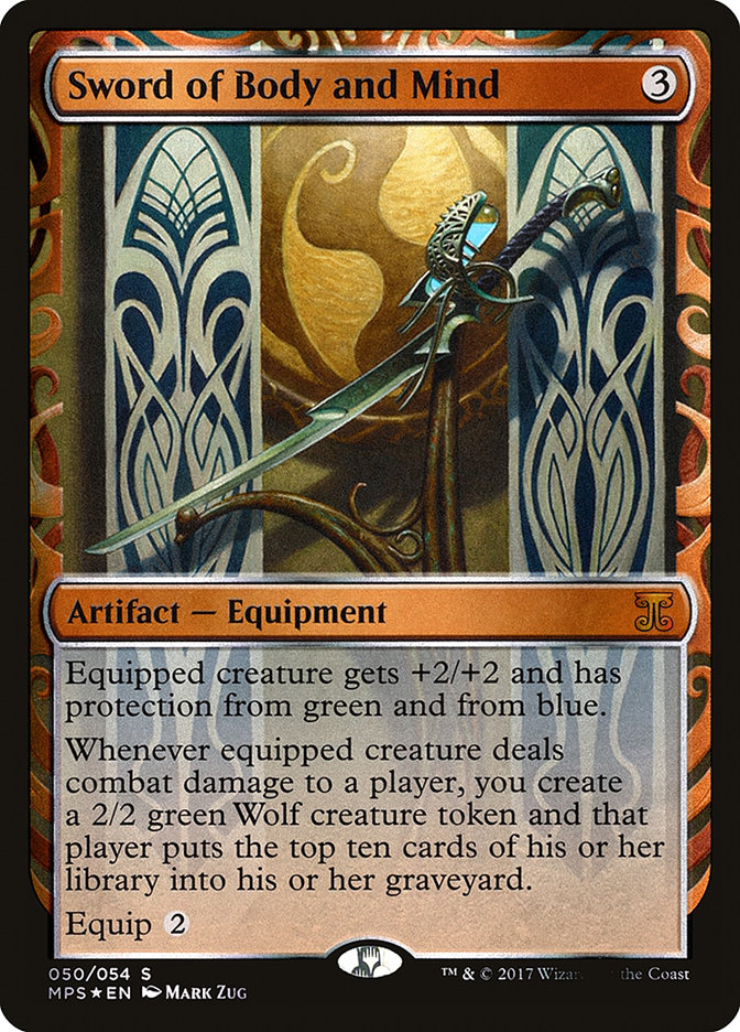 Sword of Body and Mind MPS-50 Kaladesh Inventions Magic card