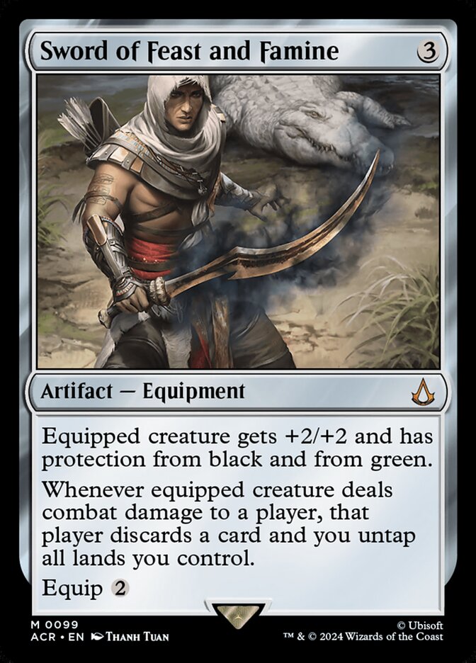 Sword of Feast and Famine ACR-99 Assassin's Creed Magic card