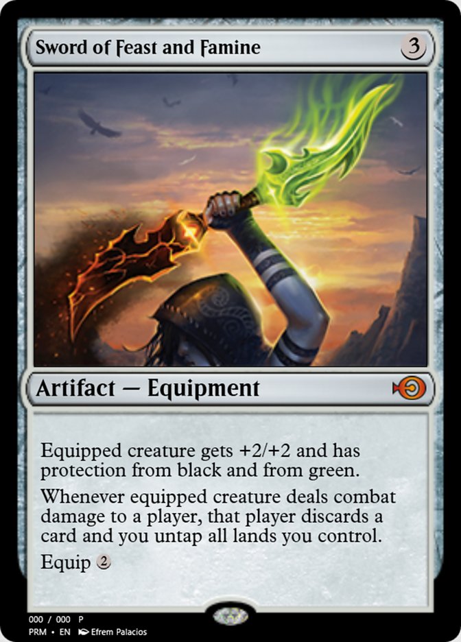 Sword of Feast and Famine PRM-59683 Magic Online Promos Magic card