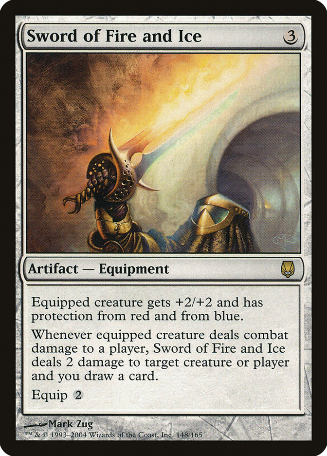 Sword of Fire and Ice DST-148 Darksteel Magic card