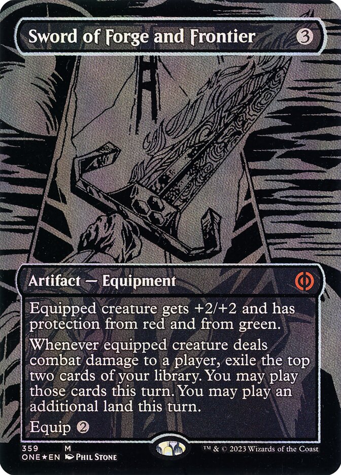 Sword of Forge and Frontier ONE-359 Phyrexia: All Will Be One Magic card