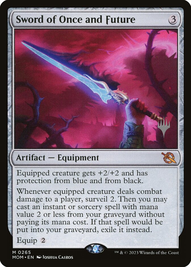 Sword of Once and Future PMOM-265P March of the Machine Promos Magic card
