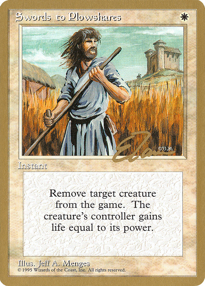 Swords to Plowshares PTC-ET52 Pro Tour Collector Set Magic card