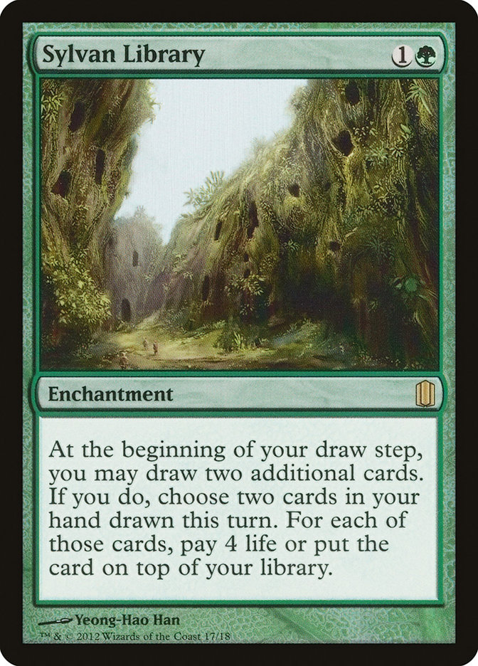 Sylvan Library CM1-17 Commander's Arsenal Magic card