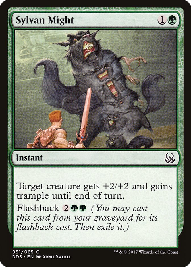 Sylvan Might DDS-51 Duel Decks: Mind vs. Might Magic card