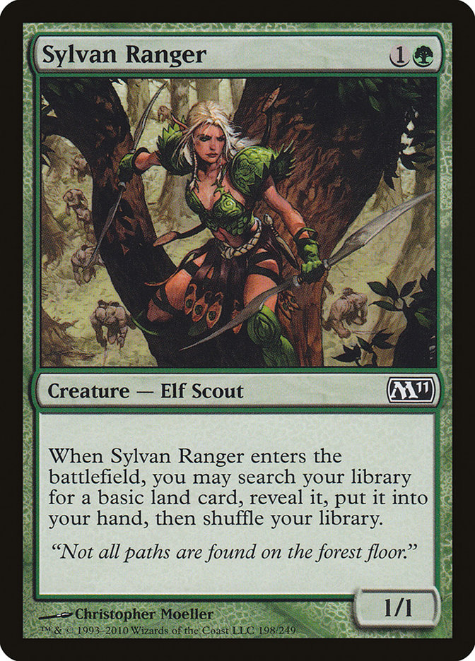 Sylvan Ranger M11-198 Magic 2011 Magic card