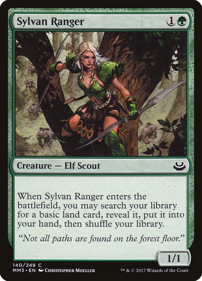 Sylvan Ranger MM3-140 Modern Masters 2017 Magic card