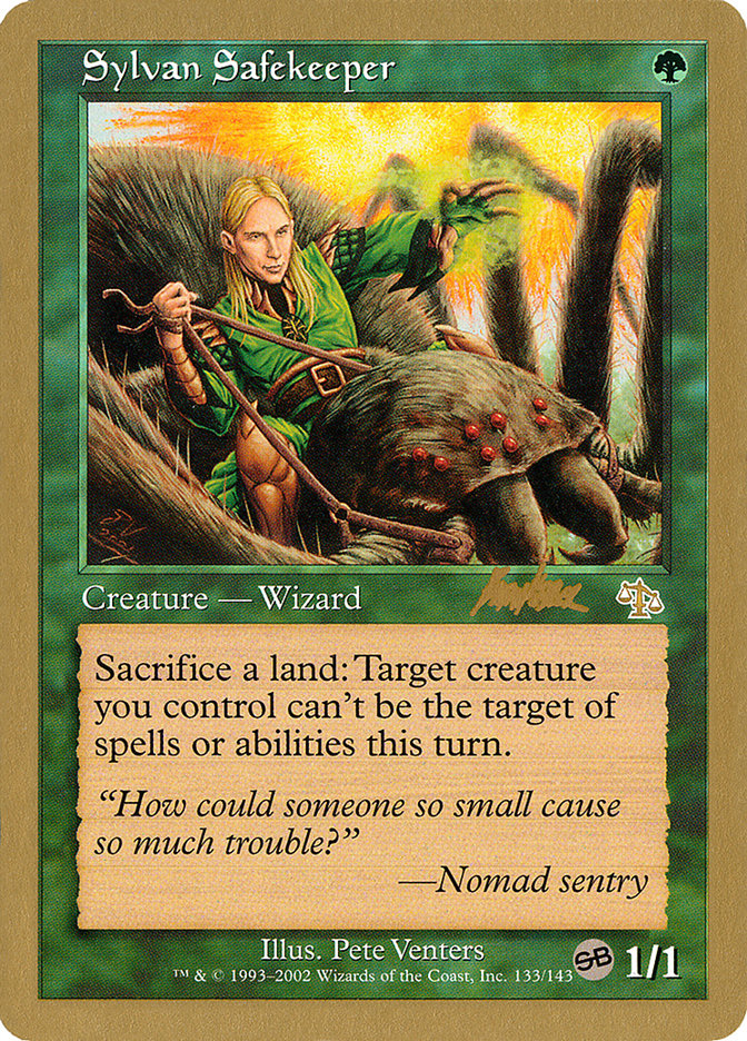 Sylvan Safekeeper WC02-BK133SB World Championship Decks 2002 Magic card