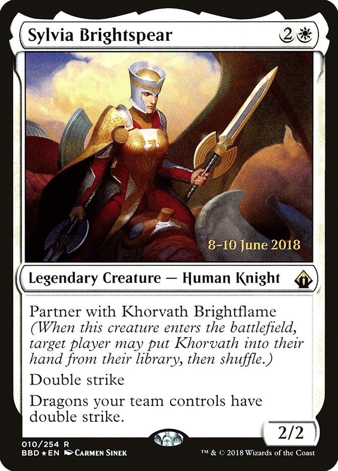 Sylvia Brightspear PBBD-10S Battlebond Promos Magic card