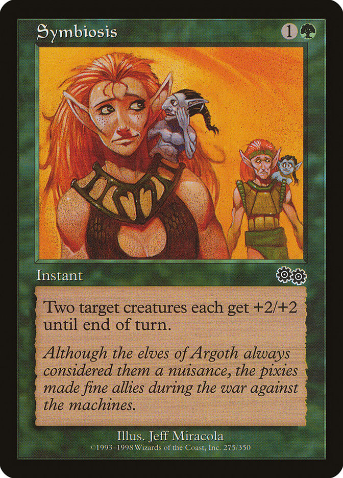 Symbiosis USG-275 Urza's Saga Magic card