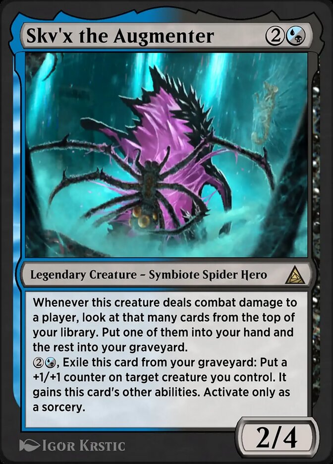 Symbiote Spider-Man OM1-155 Through the Omenpaths Magic card