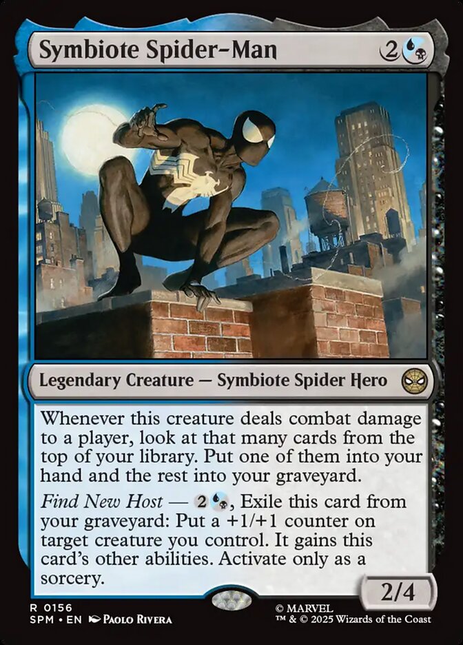 Symbiote Spider-Man SPM-156 Marvel's Spider-Man Magic card