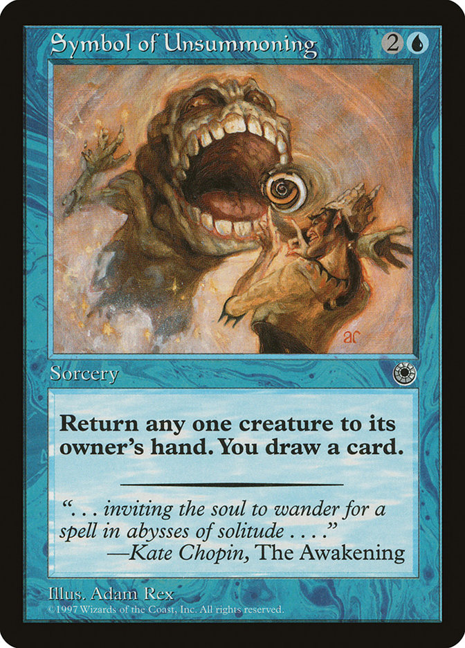 Symbol of Unsummoning POR-70 Portal Magic card