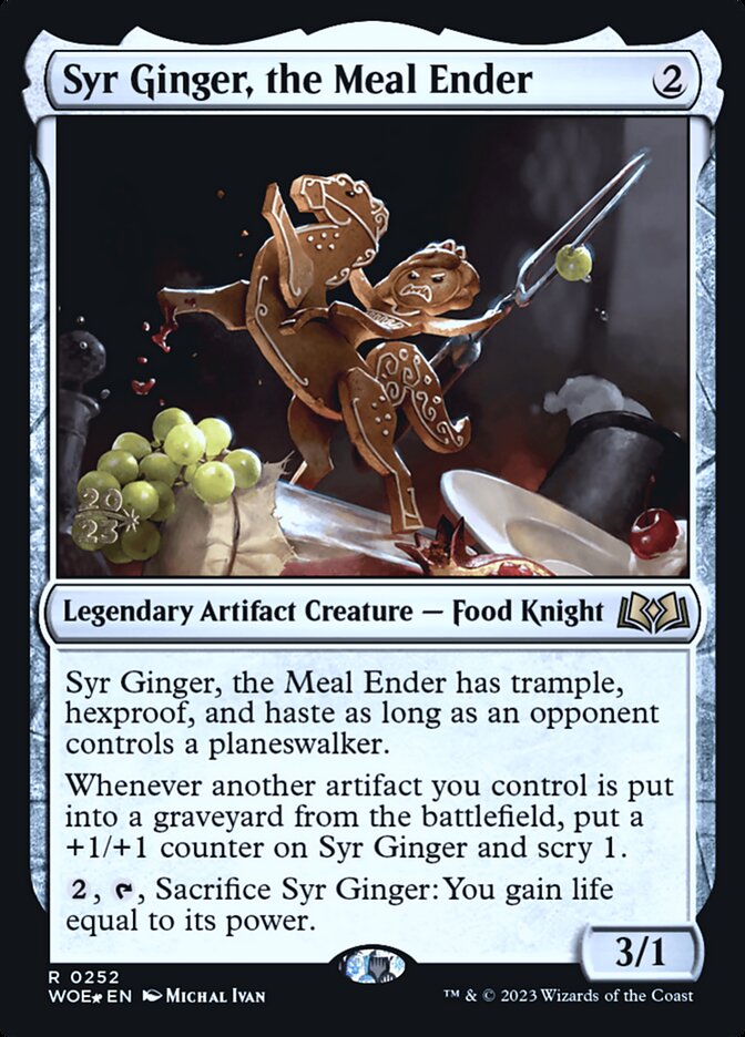 Syr Ginger, the Meal Ender PWOE-252S Wilds of Eldraine Promos Magic card