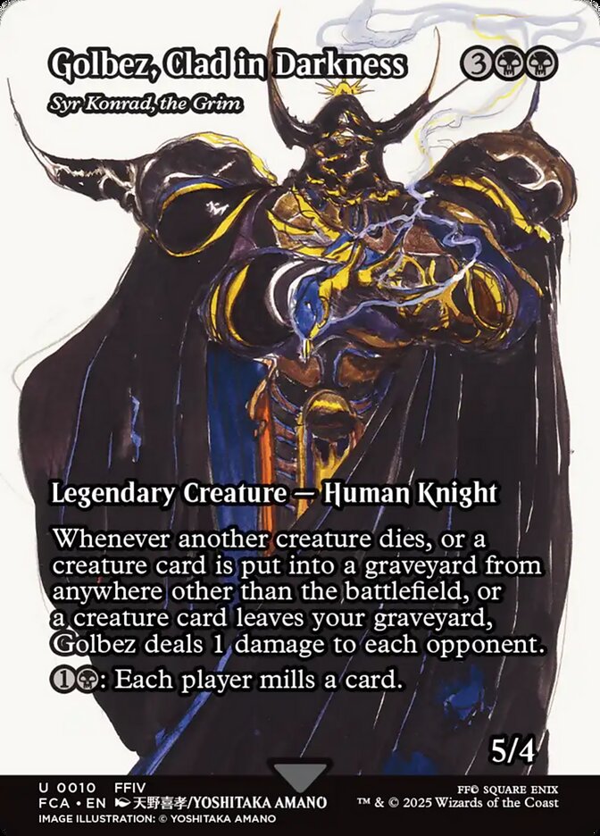 Syr Konrad, the Grim FCA-10 Final Fantasy: Through the Ages Magic card