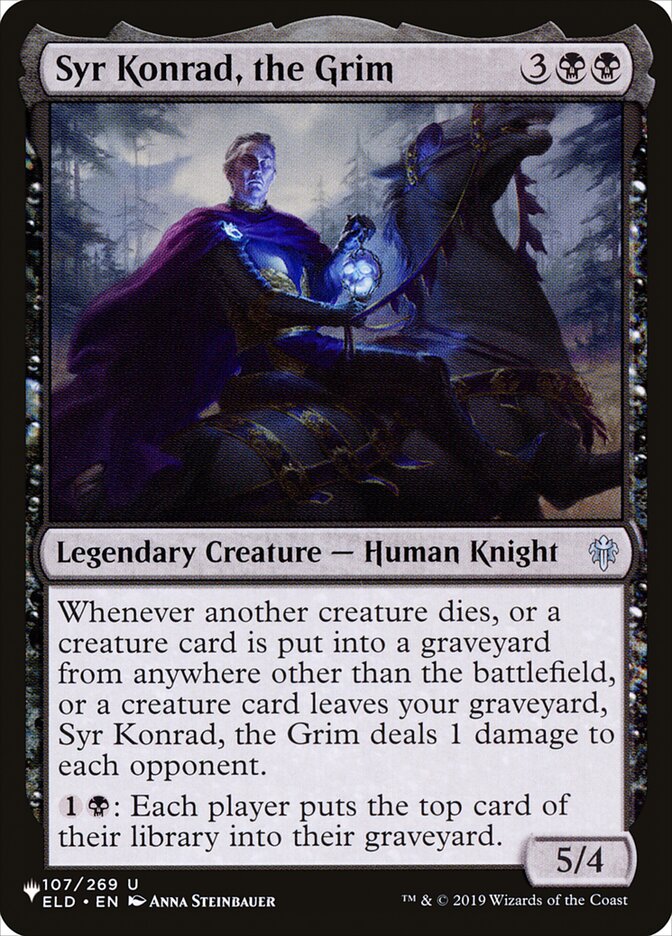 Syr Konrad, the Grim PLST-ELD-107 The List Magic card
