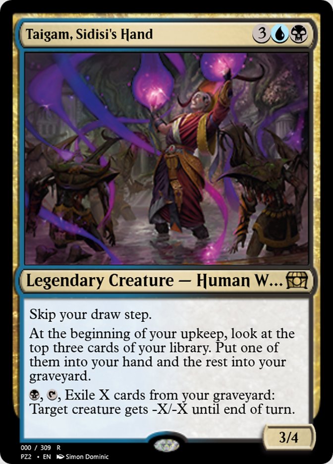 Taigam, Sidisi's Hand PZ2-65715 Treasure Chest Magic card