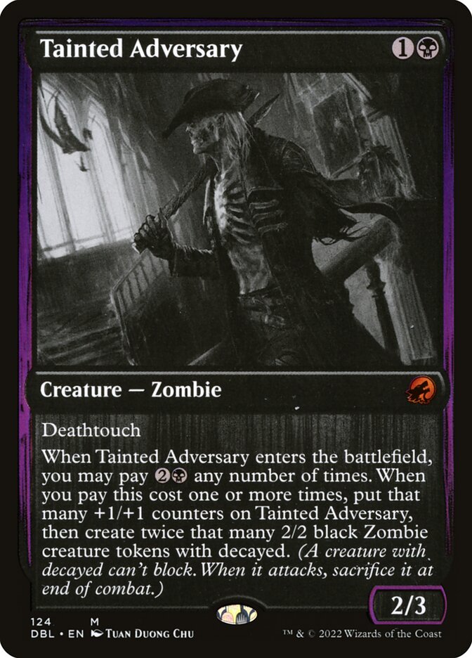 Tainted Adversary DBL-124 Innistrad: Double Feature Magic card