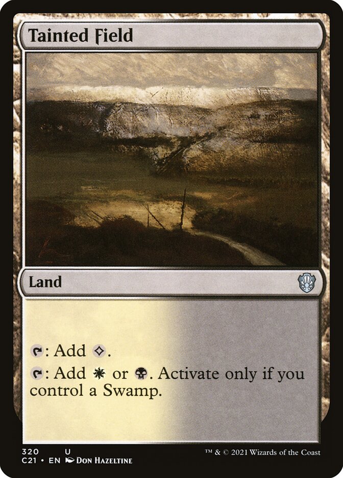 Tainted Field C21-320 Commander 2021 Magic card