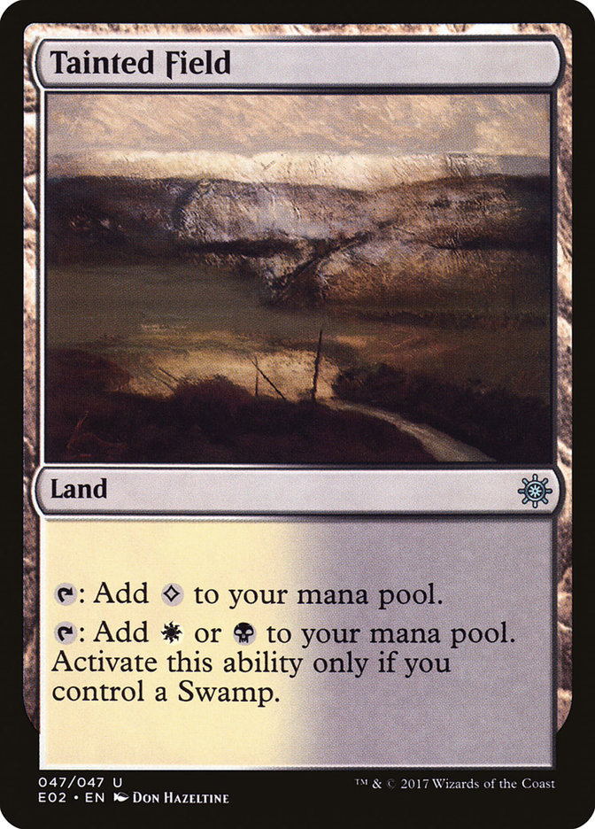 Tainted Field E02-47 Explorers of Ixalan Magic card