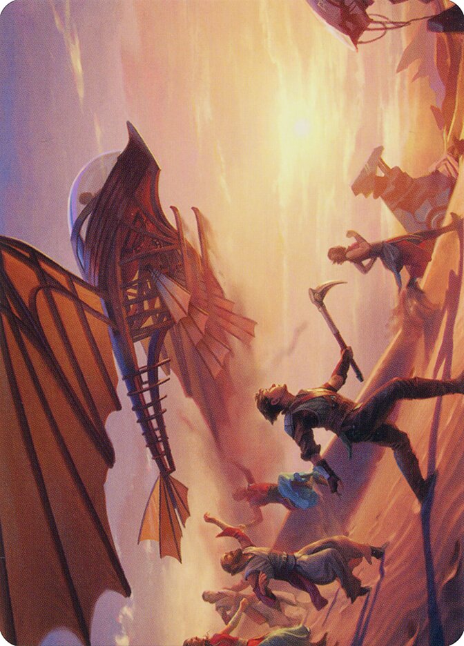 Take Flight // Take Flight ABRO-12 The Brothers' War Art Series Magic card