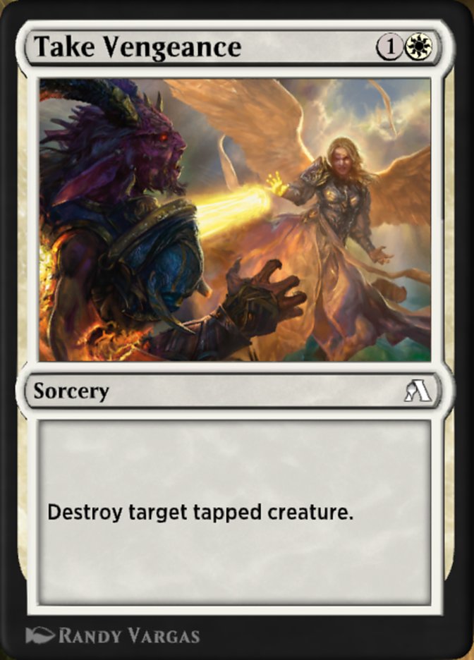 Take Vengeance XANA-13 Arena New Player Experience Extras Magic card