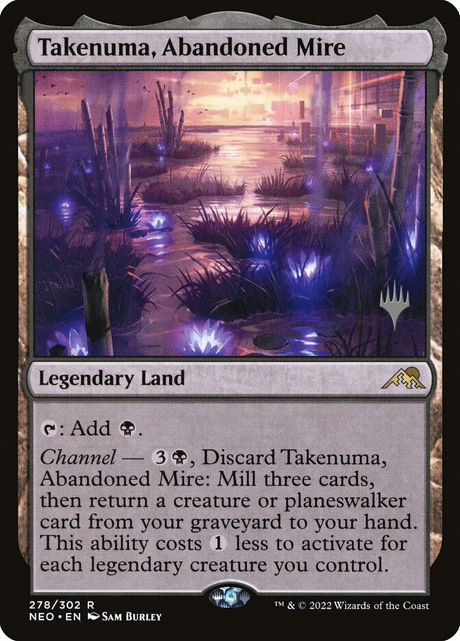 Takenuma, Abandoned Mire PNEO-278P Kamigawa: Neon Dynasty Promos Magic card