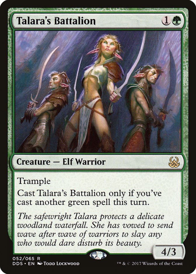Talara's Battalion DDS-52 Duel Decks: Mind vs. Might Magic card