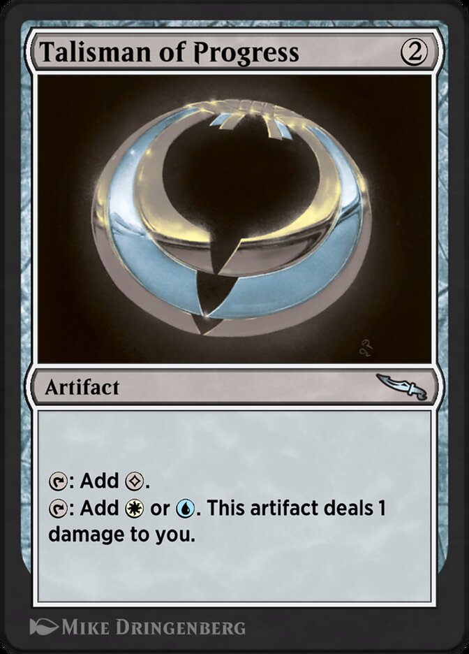 Talisman of Progress AA1-24 Arena Anthology 1 Magic card