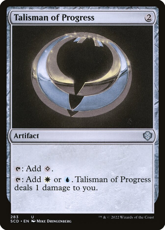 Talisman of Progress SCD-283 Starter Commander Decks Magic card
