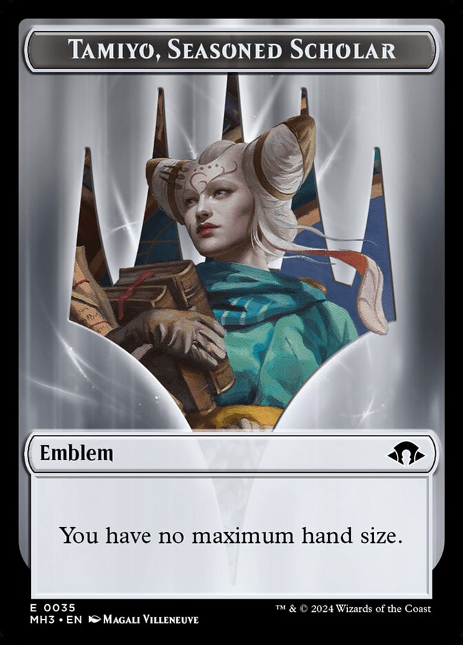 Tamiyo, Seasoned Scholar TMH3-35 Modern Horizons 3 Tokens Magic card