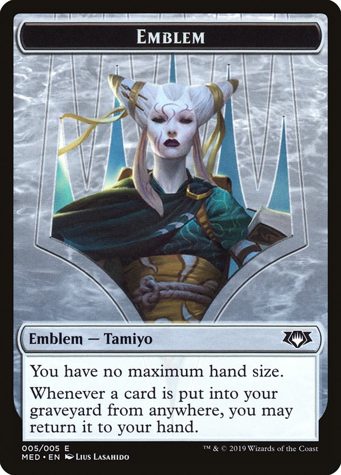 Tamiyo, the Moon Sage Emblem TMED-R5 Mythic Edition Tokens Magic card