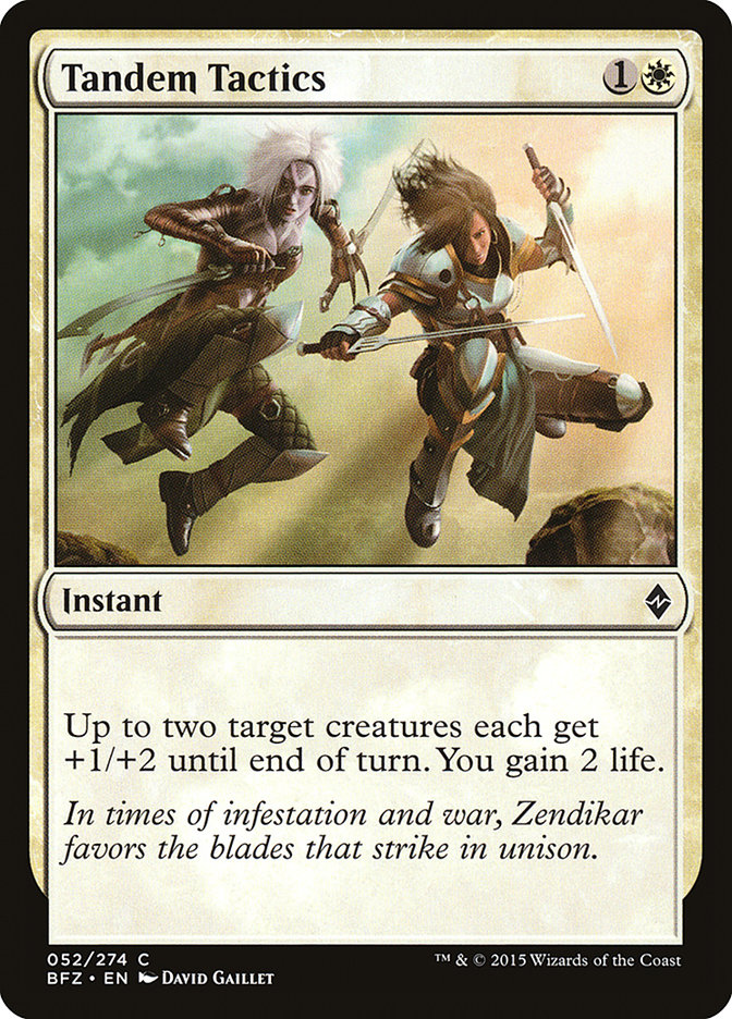 Tandem Tactics BFZ-52 Battle for Zendikar Magic card