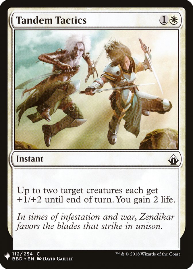 Tandem Tactics PLST-BBD-112 The List Magic card
