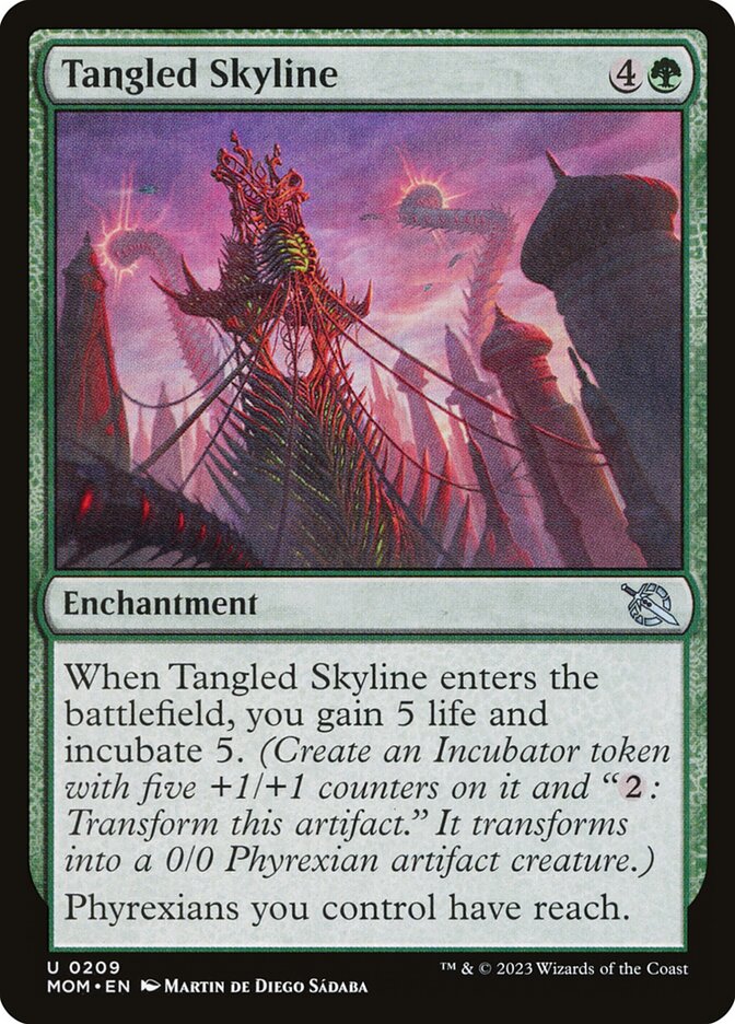 Tangled Skyline MOM-209 March of the Machine Magic card