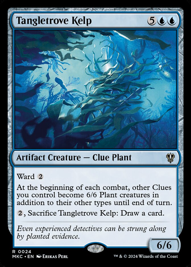 Tangletrove Kelp MKC-24 Murders at Karlov Manor Commander Magic card