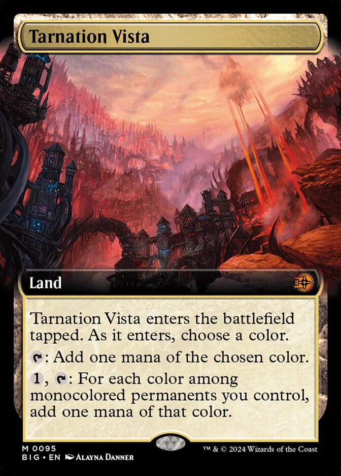Tarnation Vista BIG-95 The Big Score Magic card