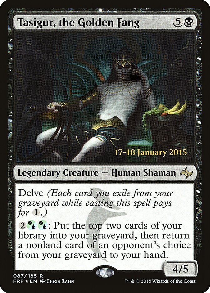 Tasigur, the Golden Fang PFRF-87S Fate Reforged Promos Magic card