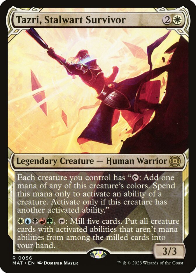 Tazri, Stalwart Survivor MAT-56 March of the Machine: The Aftermath Magic card