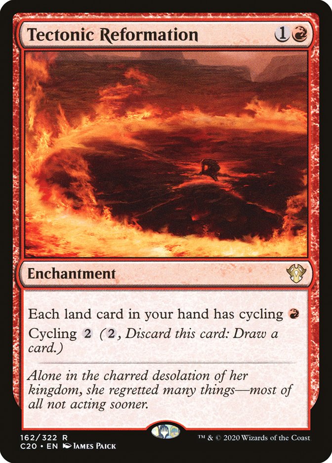 Tectonic Reformation C20-162 Commander 2020 Magic card